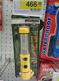 SYLVANIA FLASHY EMERGENCY MULTI FUNCTIONS FLASHLIGHT
